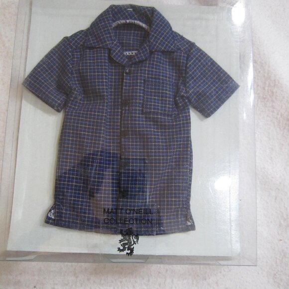 Tonner Matt O'Neill Summer Days Blue Plaid Shirt, for 17" Male Fashion Doll "NEW - Picture 7 of 9